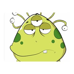 The Most Ugly Alien Ever Double Sided Flano Blanket (mini)  by Catifornia