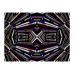 Dark Ethnic Sharp Bold Pattern Double Sided Flano Blanket (mini)  by dflcprints