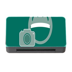 Laughs Funny Photo Contest Smile Face Mask Memory Card Reader With Cf by Mariart