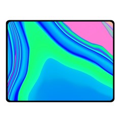 Aurora Color Rainbow Space Blue Sky Fleece Blanket (small) by Mariart