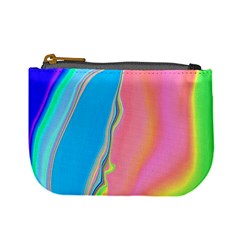 Aurora Color Rainbow Space Blue Sky Purple Yellow Green Pink Mini Coin Purses by Mariart