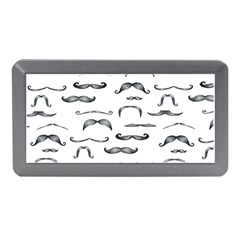 Mustache Man Black Hair Memory Card Reader (mini) by Mariart