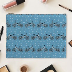 Bicycles Pattern Cosmetic Bag (xl) by linceazul