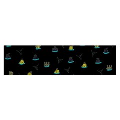 Cactus Pattern Satin Scarf (oblong) by ValentinaDesign