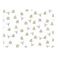 Cactus Pattern Double Sided Flano Blanket (mini)  by ValentinaDesign