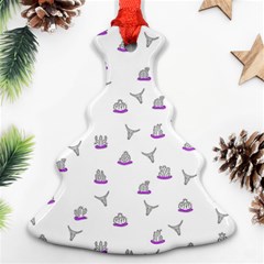 Cactus Pattern Ornament (christmas Tree)  by ValentinaDesign