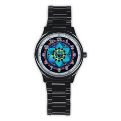 Abstract Mechanical Object Stainless Steel Round Watch by linceazul