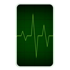 Heart Rate Green Line Light Healty Memory Card Reader by Mariart