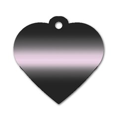 Decorative Pattern Dog Tag Heart (two Sides) by ValentinaDesign