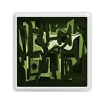 Abstract art Memory Card Reader (Square)  Front