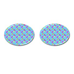 Summer Pattern Cufflinks (oval) by ValentinaDesign
