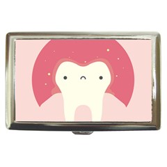 Sad Tooth Pink Cigarette Money Cases by Mariart