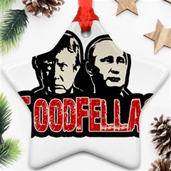 Goodfellas Putin And Trump Ornament (star) by Valentinaart
