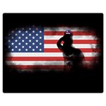 Honor Our Heroes On Memorial Day Double Sided Flano Blanket (Medium)  60 x50  Blanket Back