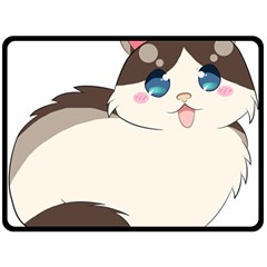 Ragdoll Cat For Life Fleece Blanket (large)  by Catifornia