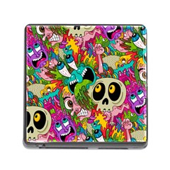 Crazy Illustrations & Funky Monster Pattern Memory Card Reader (square) by BangZart