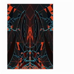 Doodle Art Pattern Background Large Garden Flag (two Sides) by BangZart