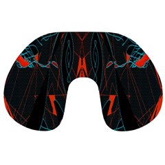 Doodle Art Pattern Background Travel Neck Pillows by BangZart