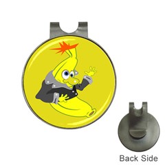 Funny Cartoon Punk Banana Illustration Hat Clips With Golf Markers by BangZart