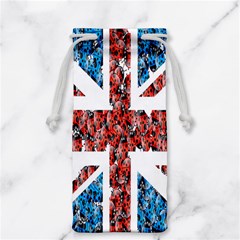 Fun And Unique Illustration Of The Uk Union Jack Flag Made Up Of Cartoon Ladybugs Jewelry Bag by BangZart