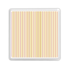 Stripes Pink And Green  Line Pattern Memory Card Reader (square)  by paulaoliveiradesign