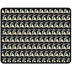 Colorful Pop Art Monkey Pattern Double Sided Fleece Blanket (medium)  by paulaoliveiradesign