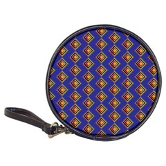 Blue Geometric Losangle Pattern Classic 20-cd Wallets by paulaoliveiradesign