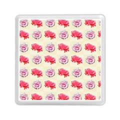 Yellow Floral Roses Pattern Memory Card Reader (square)  by paulaoliveiradesign
