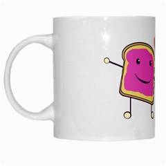 Pb And Jelly White Coffee Mug by derpfudge