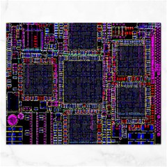 Cad Technology Circuit Board Layout Pattern Rectangular Jigsaw Puzzl by BangZart