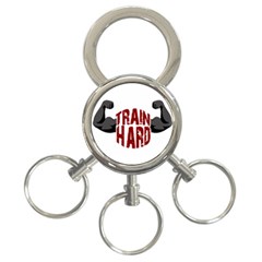 Train Hard 3-ring Key Chains by Valentinaart
