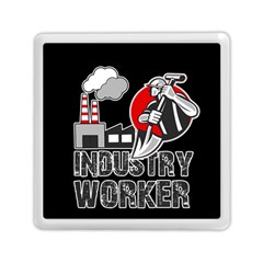 Industry Worker  Memory Card Reader (square)  by Valentinaart