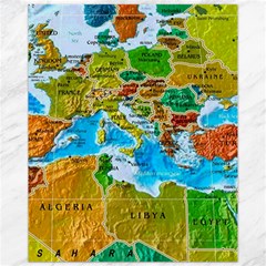 World Map Canvas 11  X 14   by BangZart