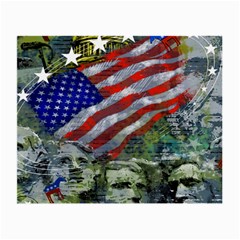 Usa United States Of America Images Independence Day Small Glasses Cloth (2-side) by BangZart