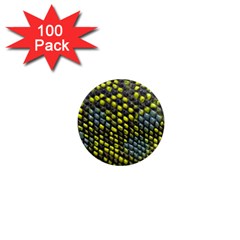 Lizard Animal Skin 1  Mini Magnets (100 Pack)  by BangZart