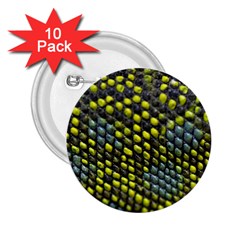 Lizard Animal Skin 2 25  Buttons (10 Pack)  by BangZart
