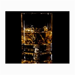 Drink Good Whiskey Small Glasses Cloth (2-side) by BangZart