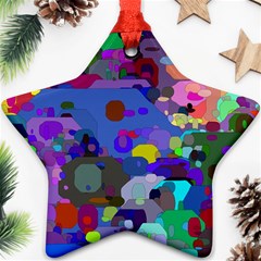 Big And Small Shapes                             Ornament (star) by LalyLauraFLM