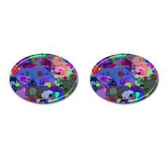Big And Small Shapes                             Cufflinks (oval) by LalyLauraFLM