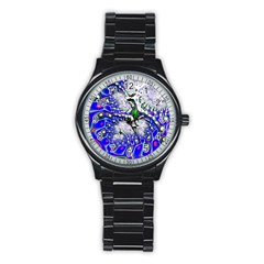 Fractal Fantasy 717c Stainless Steel Round Watch by Fractalworld
