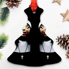 Horror Nuns Christmas Tree Ornament (two Sides) by Valentinaart