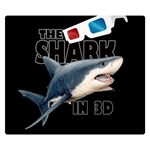 The Shark Movie Double Sided Flano Blanket (Small)  50 x40  Blanket Back
