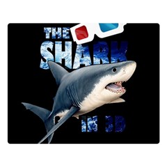 The Shark Movie Double Sided Flano Blanket (large)  by Valentinaart