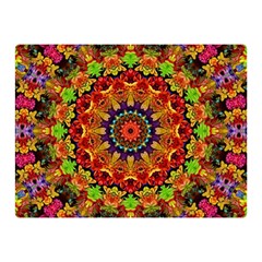Fractal Mandala Abstract Pattern Double Sided Flano Blanket (mini)  by paulaoliveiradesign