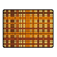 Plaid Pattern Double Sided Fleece Blanket (small)  by linceazul