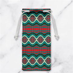 Ethnic Geometric Pattern Jewelry Bag by linceazul