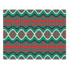 Ethnic Geometric Pattern Double Sided Flano Blanket (large)  by linceazul