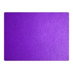 Purple Skin Leather Texture Pattern Double Sided Flano Blanket (Mini)  35 x27  Blanket Front