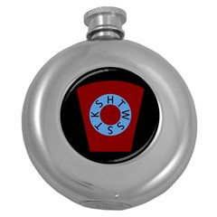Mmm Htwsstks Colour Logo  Hip Flask (round) by mdnp