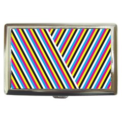 Lines Chevron Yellow Pink Blue Black White Cute Cigarette Money Cases by Mariart